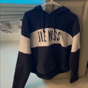 Ole Miss Cropped Hoodie